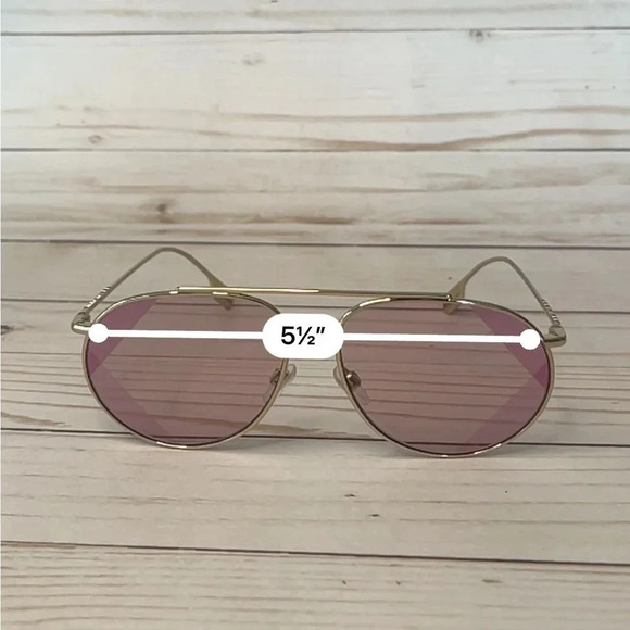 Rose and Light Gold Alice Burberry Women's Sunglasses - Picture 9 of 13